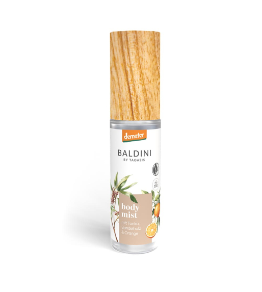 Baldini bodymist Sandelhout en Tonka