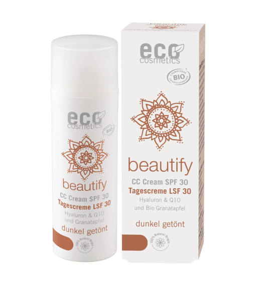 Eco cosmetics CC cream SPF30 donker