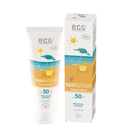 Eco cosmetics zonnelotion SPF50 neutral