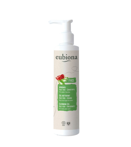 Eubiona face wash aloe vera en granaatappel