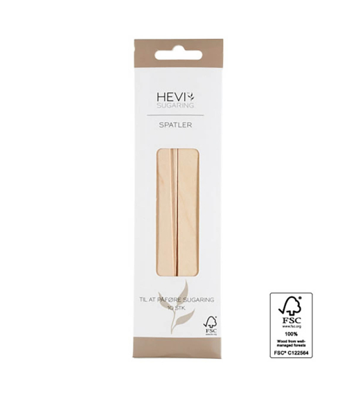 HEVI spatelset voor ontharing 10 st.