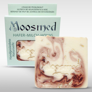 Moosmed haver melk honing zeep