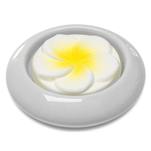 Taoasis stenen houder met geursteen frangipani